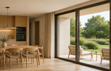 Interior comfort and large glazing reference